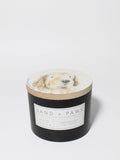 Cozy Sand + Paws White Vanilla 12 oz scented candle