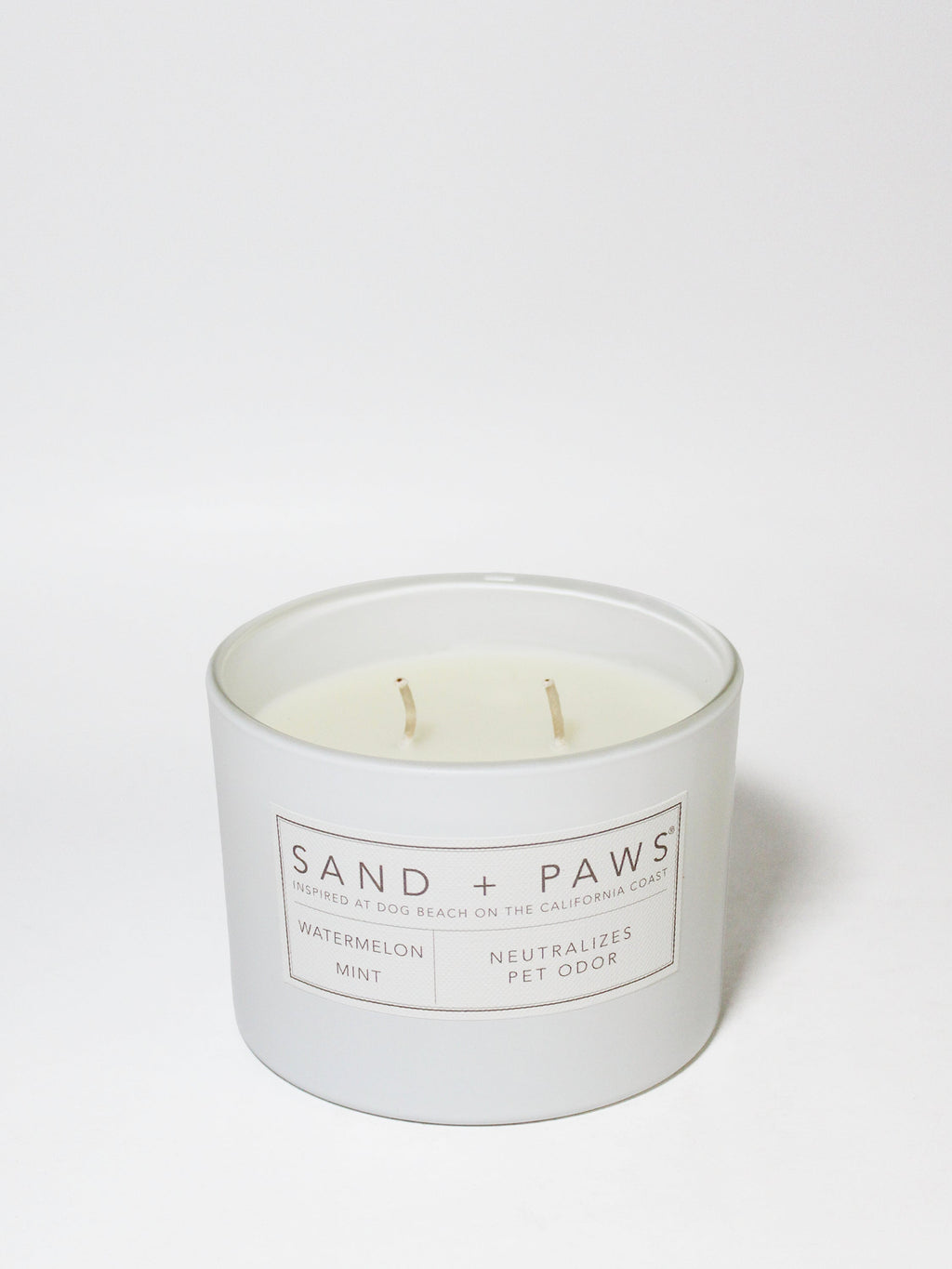 Cozy Sand + Paws Watermelon Mint 12 oz scented candle