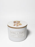 Cozy Sand + Paws Coconut Beach 12 oz scented candle