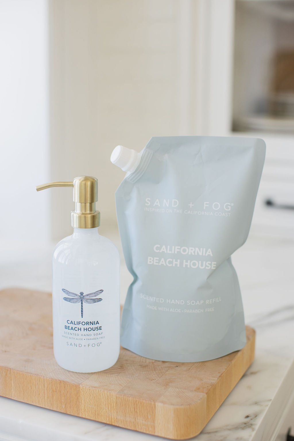 Convenient California Beach House 34 oz Liquid Hand Soap Refill Bag