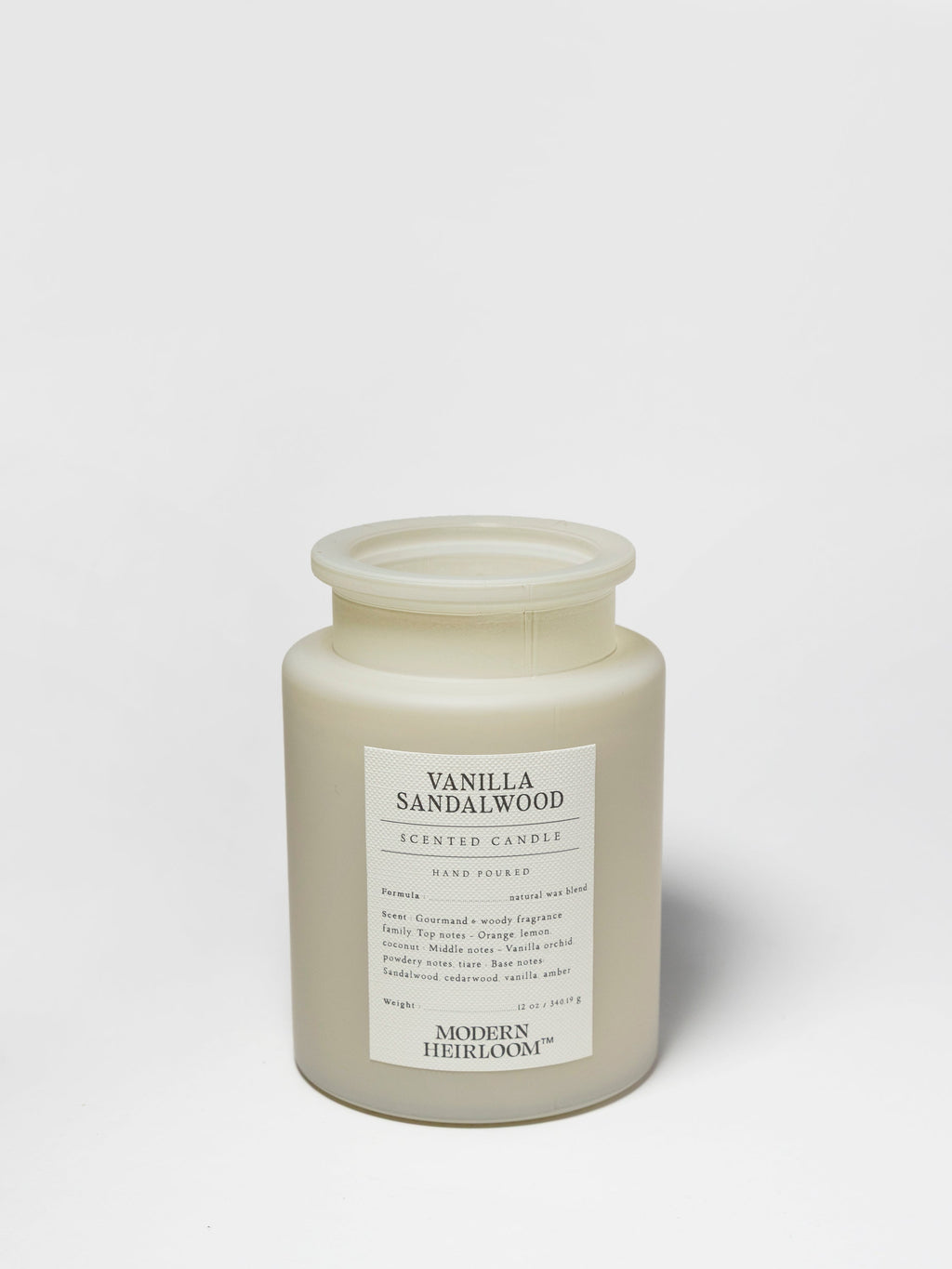 Cozy Vanilla Sandalwood 12 oz scented candle